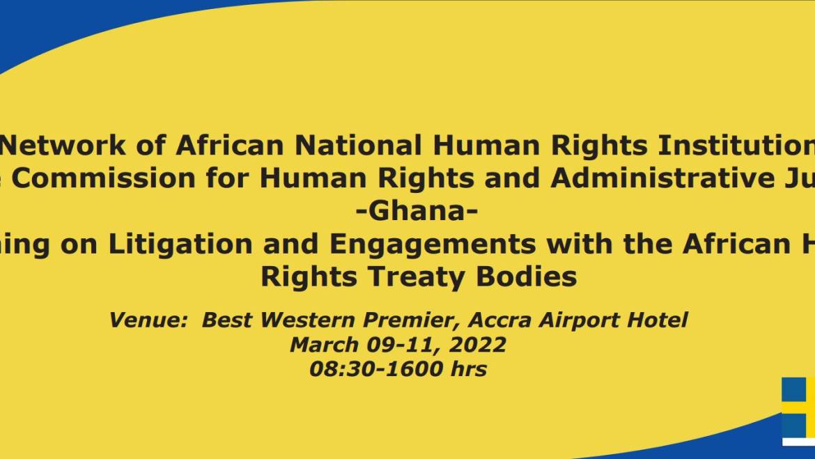 Training on Litigation and Engagement with African Regional Human Rights Treaty Bodies