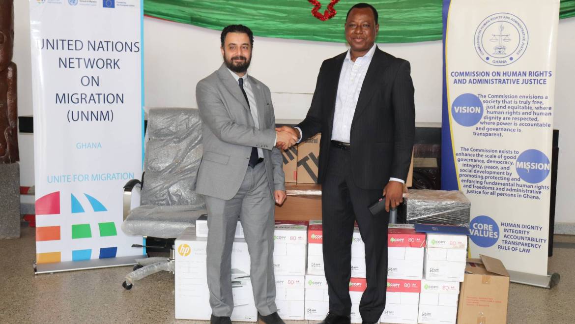 CHRAJ RECEIVES SUPPORT TO ESTABLISH MIGRATION RIGHTS DESK